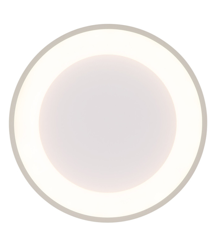 Gallegos 40cm Integrated Led Semi Flush Ceiling Light Matt Sand Colour 2700-6000K-3