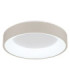 Gallegos 40cm Integrated Led Semi Flush Ceiling Light Matt Sand Colour 2700-6000K-5