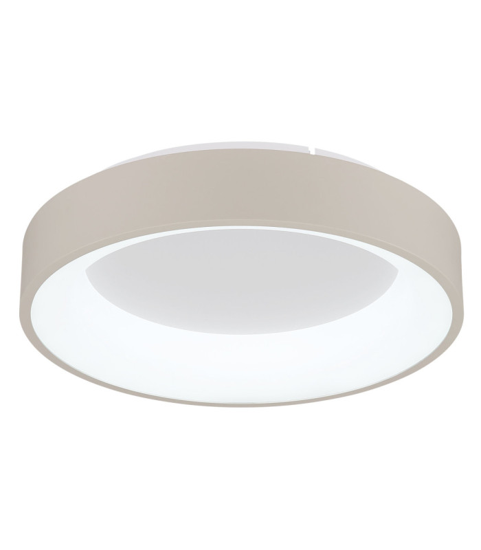 Gallegos 40cm Integrated Led Semi Flush Ceiling Light Matt Sand Colour 2700-6000K-5