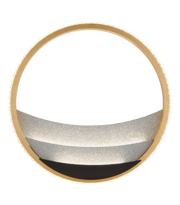 Constance 30cm Integrated Led Semi Flush Ceiling Light Matt Black 3000-4000-6000K-4