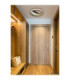 Constance 30cm Integrated Led Semi Flush Ceiling Light Matt Black 3000-4000-6000K-10