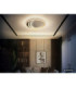 Constance 50cm Integrated Led Semi Flush Ceiling Light Matt Black 3000-4000-6000K-9