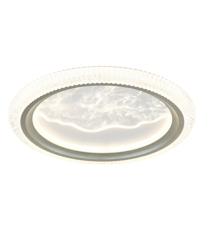 Odessa Integrated Led Semi Flush Ceiling Light Matt Grey 3000-4000-6500K-1