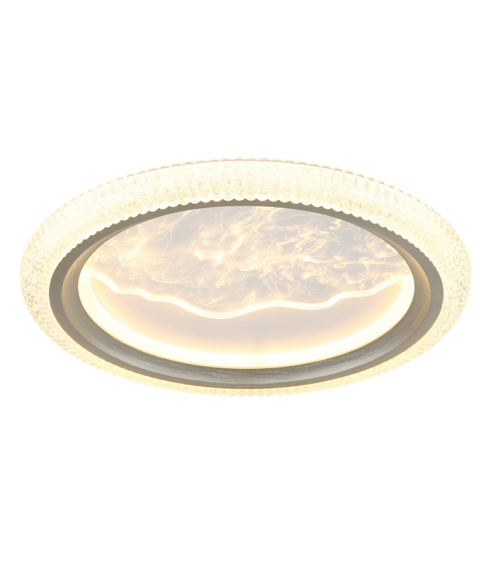 Odessa Integrated Led Semi Flush Ceiling Light Matt Grey 3000-4000-6500K-5