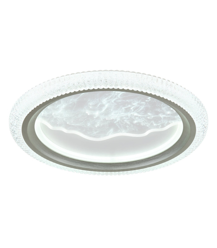 Odessa Integrated Led Semi Flush Ceiling Light Matt Grey 3000-4000-6500K-6