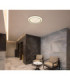 Odessa Integrated Led Semi Flush Ceiling Light Matt Grey 3000-4000-6500K-9