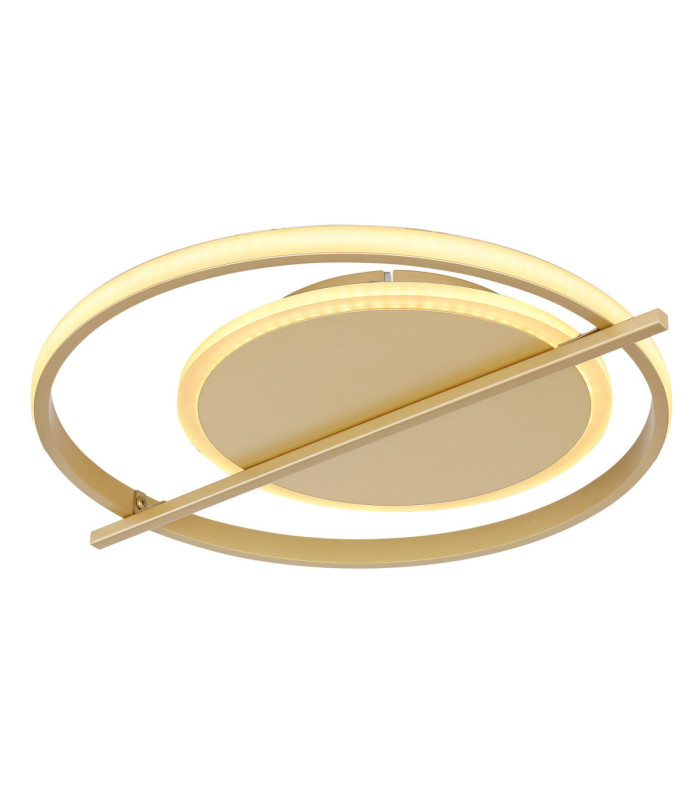 Reball Integrated Led Semi Flush Ceiling Light Gold Colours 3000K-1