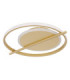 Reball Integrated Led Semi Flush Ceiling Light Gold Colours 3000K-2