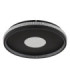Shirley 40cm Integrated Led Semi Flush Ceiling Light Matt Black 2700-6500K-2