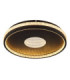 Shirley 40cm Integrated Led Semi Flush Ceiling Light Matt Black 2700-6500K-4