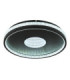 Shirley 40cm Integrated Led Semi Flush Ceiling Light Matt Black 2700-6500K-5