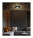 Shirley 40cm Integrated Led Semi Flush Ceiling Light Matt Black 2700-6500K-9