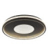 Shirley 50cm Integrated Led Semi Flush Ceiling Light Matt Black 2700-6500K-1