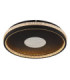 Shirley 40cm Integrated Led Semi Flush Ceiling Light Matt Black 2700-6500K-10
