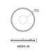 Shirley 40cm Integrated Led Semi Flush Ceiling Light Matt Black 2700-6500K-11