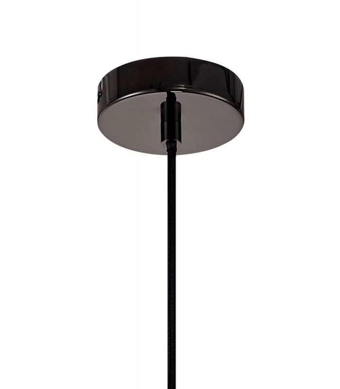 Medium Caged Ceiling Pendant, 1 x E27, Black Nickel - 6