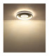 Shirley 50cm Integrated Led Semi Flush Ceiling Light Matt Black 2700-6500K-6