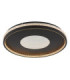Shirley 50cm Integrated Led Semi Flush Ceiling Light Matt Black 2700-6500K-9