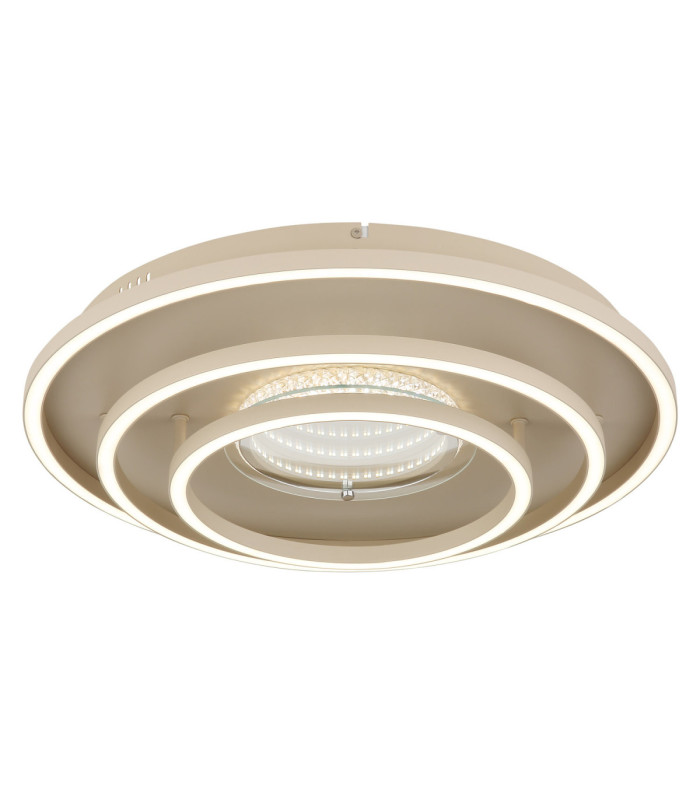 Lawanda Integrated Led Semi Flush Ceiling Light Matt Sand Colour 3000-4000-6000K-1