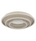Lawanda Integrated Led Semi Flush Ceiling Light Matt Sand Colour 3000-4000-6000K-2