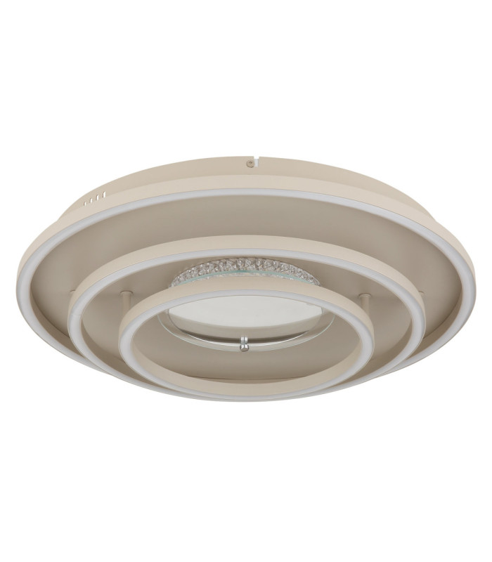 Lawanda Integrated Led Semi Flush Ceiling Light Matt Sand Colour 3000-4000-6000K-2