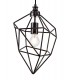 Medium Caged Ceiling Pendant, 1 x E27, Black Nickel - 7