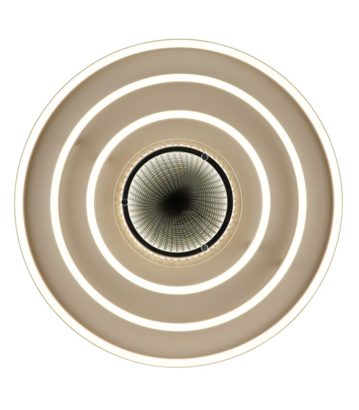 Lawanda Integrated Led Semi Flush Ceiling Light Matt Sand Colour 3000-4000-6000K-3