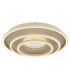 Lawanda Integrated Led Semi Flush Ceiling Light Matt Sand Colour 3000-4000-6000K-4
