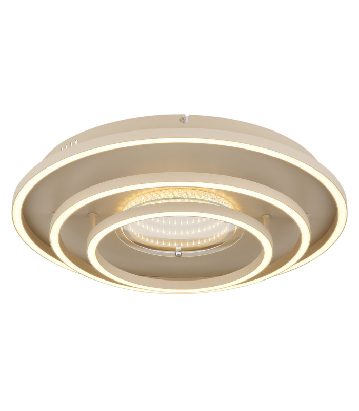 Lawanda Integrated Led Semi Flush Ceiling Light Matt Sand Colour 3000-4000-6000K-4