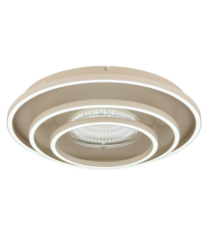 Lawanda Integrated Led Semi Flush Ceiling Light Matt Sand Colour 3000-4000-6000K-5