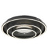 Lawanda Integrated Led Semi Flush Ceiling Light Matt Black 3000-4000-6000K-1