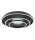 Lawanda Integrated Led Semi Flush Ceiling Light Matt Black 3000-4000-6000K-5