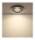 Lawanda Integrated Led Semi Flush Ceiling Light Matt Black 3000-4000-6000K-6