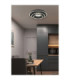 Lawanda Integrated Led Semi Flush Ceiling Light Matt Black 3000-4000-6000K-7