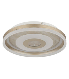 Cardenas 40cm Integrated Led Semi Flush Ceiling Light Matt Champagne Colour 3000K-2