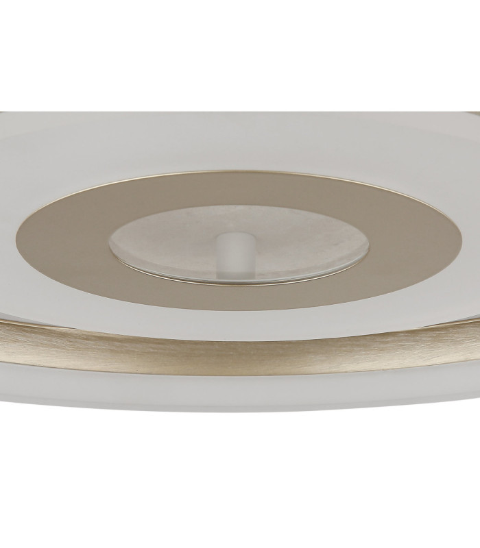 Cardenas 40cm Integrated Led Semi Flush Ceiling Light Matt Champagne Colour 3000K-5