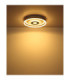 Cardenas 40cm Integrated Led Semi Flush Ceiling Light Matt Champagne Colour 3000K-6