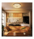 Cardenas 40cm Integrated Led Semi Flush Ceiling Light Matt Champagne Colour 3000K-7