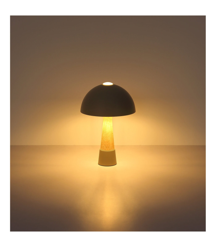 Paulin Table Lamp Matt Grey 1x E27-6