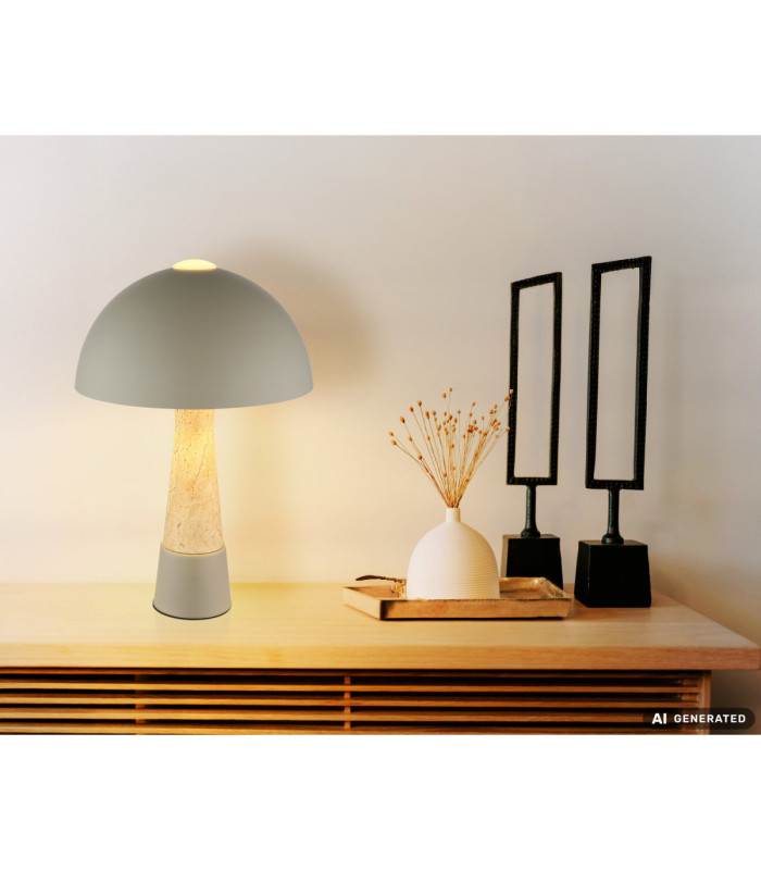 Paulin Table Lamp Matt Grey 1x E27-7