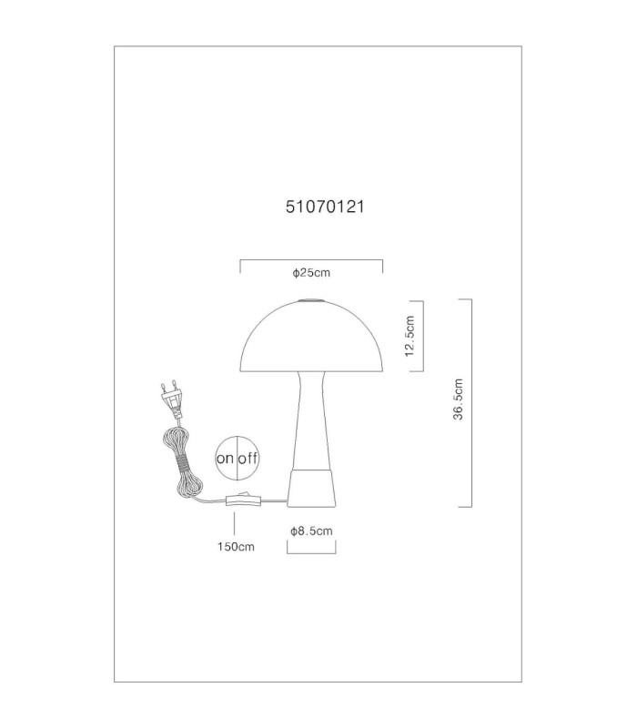 Paulin Table Lamp Matt Champagne Colour  1x E27-10