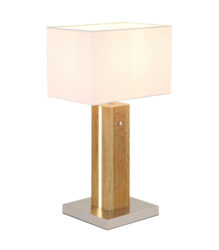 Forest Table Lamp With Shade Matt Grey 2x E27-1