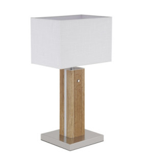 Forest Table Lamp With Shade Matt Grey 2x E27-2