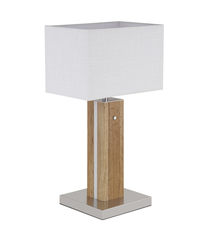 Forest Table Lamp With Shade Matt Grey 2x E27-2