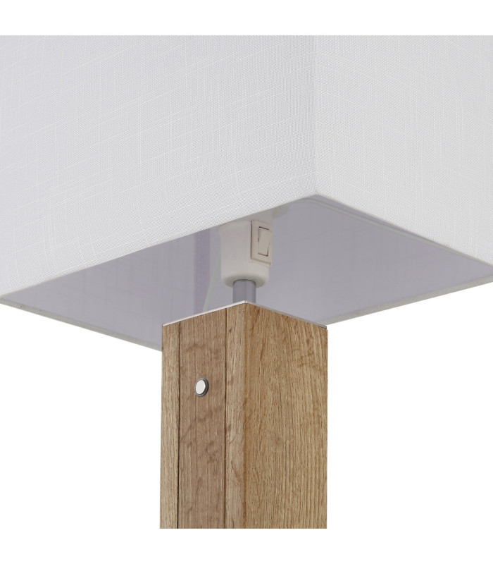 Forest Table Lamp With Shade Matt Grey 2x E27-4