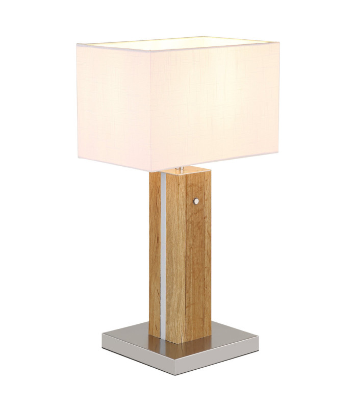 Forest Table Lamp With Shade Matt Grey 2x E27-5