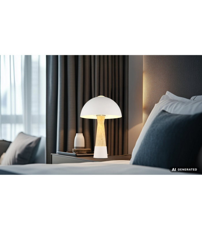 Paulin Table Lamp Matt Sand Colour  1x E27-8