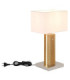 Forest Table Lamp With Shade Matt Grey 2x E27-8