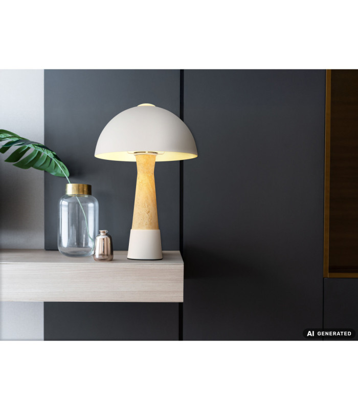 Paulin Table Lamp Matt Sand Colour  1x E27-9