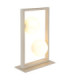 Nanda Globe Table Lamp Matt Sand Colour  2x G9-1